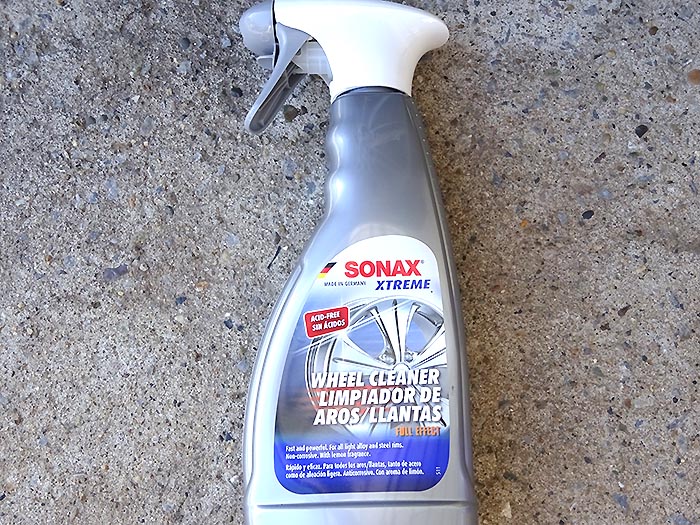 鉄粉除去剤 SONAX(ソナックス) エクストリームホイールクリーナーを使ってみる