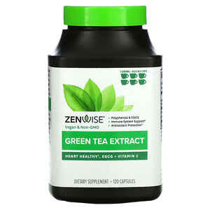 Zenwise Health（ゼンワイズヘルス）, Green Tea Extract, 120 Capsules 