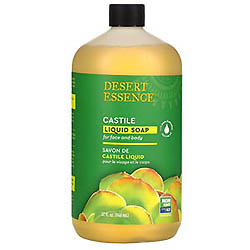 Desert Essence（デザートエッセンス）, すっきり、きれいに洗うフェイスウォッシュ - オリジナル、オイリー&混合肌用、32液量オンス(946 ml) 