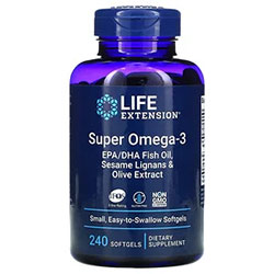 Life Extension, スーパーオメガ3 EPA／DHAフィッシュオイル、ゴマリグナン＆オリーブエキス