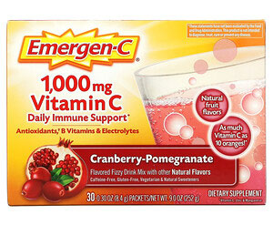 Emergen-C 1,000mg Vitamin C クランベリーザクロ