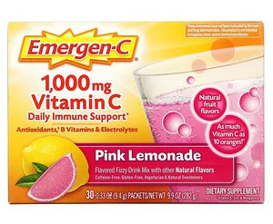 Emergen-C 1,000mg Vitamin C ピンクレモネード