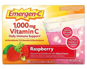 Emergen-C 1,000mg Vitamin C ラズベリー