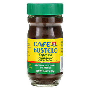 Cafe Bustelo（カフェバステロ）, エスプレッソ、カフェインレスインスタントコーヒー、100g（3.5オンス）