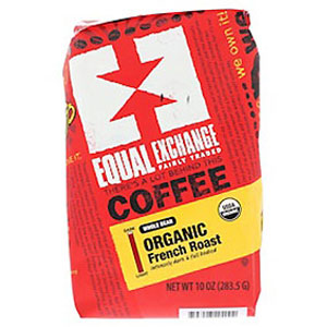 Equal Exchange（イコールエクスチェンジ）, オーガニックコーヒー、フレンチロースト、全豆、907g（2ポンド）