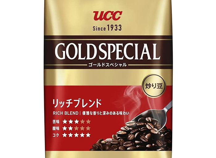 UCC ゴールドスペシャル リッチブレンド コーヒー豆 (粉)
