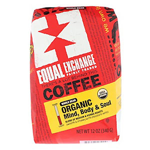 Equal Exchange（イコールエクスチェンジ）, オーガニック、コーヒー、心・体・魂、コーヒー豆、12 oz (340 g) 