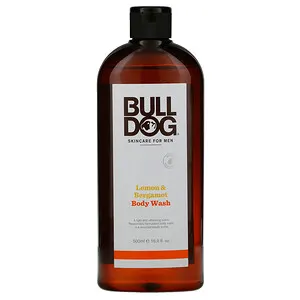 Bulldog Skincare For Men, ボディウォッシュ、レモン＆ベルガモット、500ml