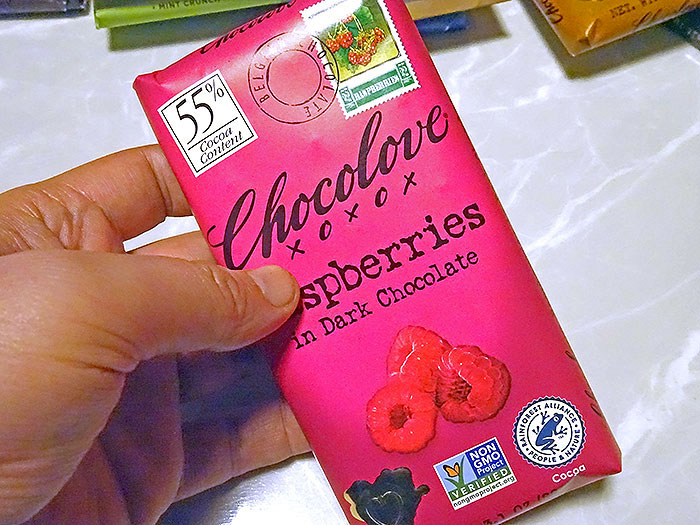 chocolove｜ラズベリー入りダークチョコレート　ココア55％