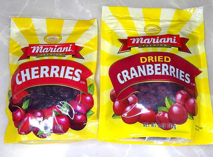 Mariani Dried Fruit（マリア二ドライフルーツ）プレミアムチェリー・クランベリー