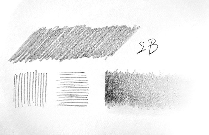 プロご用達の鉛筆画・デッサン用の紙：コットマン細目2Bで描いた感じ