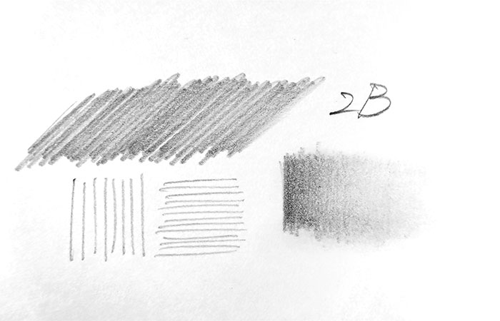 プロご用達の鉛筆画・デッサン用の紙：KMKケント紙2Bで描いた感じ
