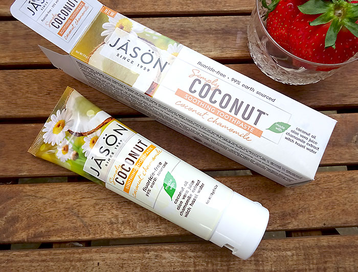 フッ化物不使用歯磨き粉｜Jason Natural　Simply Coconut（シンプリーココナッツ）ココナッツカモミール