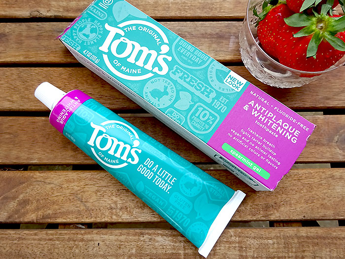 フッ化物不使用歯磨き粉｜Tom's of Maine ナチュラルアンチプラーク＆ホワイトニング歯磨き粉 ペパーミント