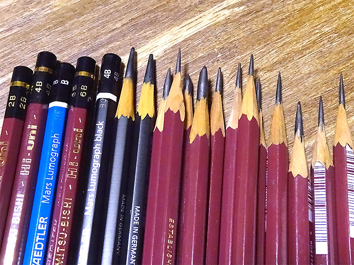 鉛筆画・デッサン向けおすすめ鉛筆の特徴と違い
