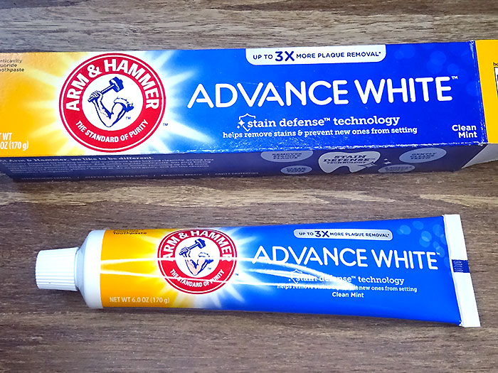 iHerbおすすめ歯磨き粉｜Arm & Hammer　AdvanceWhite（アドバンスホワイト）、ホワイトニング歯磨き粉