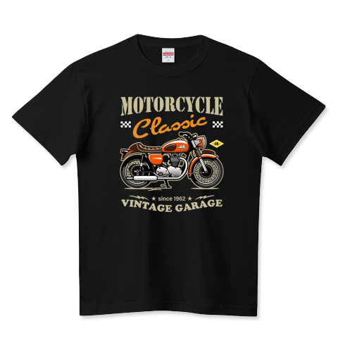 キャンディーカラーの旧車スタイル!レトロバイク_レッド_黒