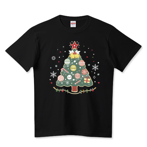 シックなクリスマスツリー_黒