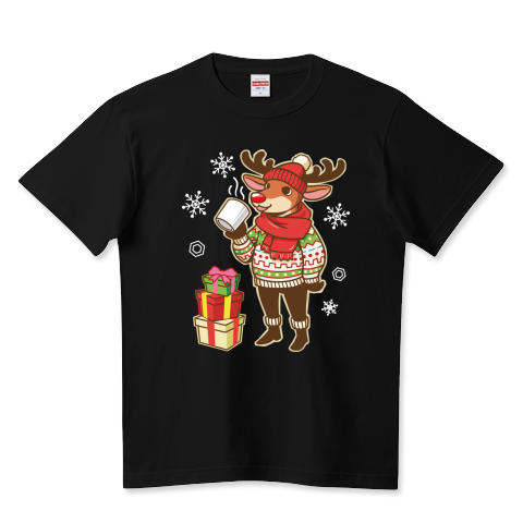 トナカイにも休息が必要_黒