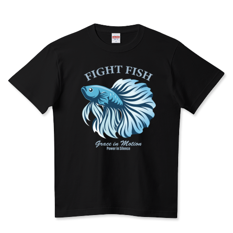 美ヒレひらり、気の強い闘魚ベタ_青