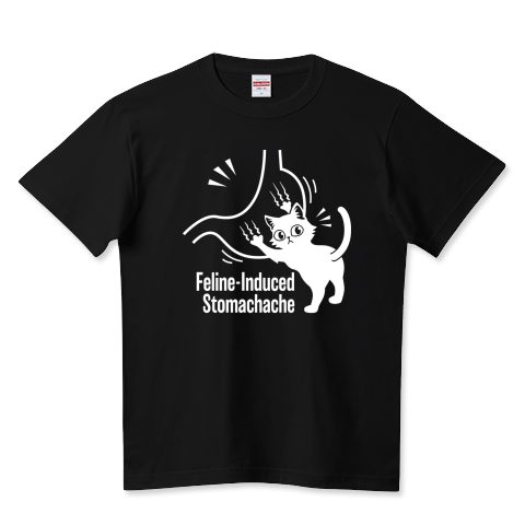 猫のせいで胃痛持ち_黒