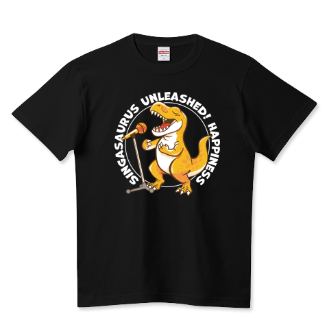 ティラノ・熱唱シンガザウルス_黒