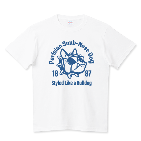 フレンチブル、ゴツかわスタイル_白(前面)