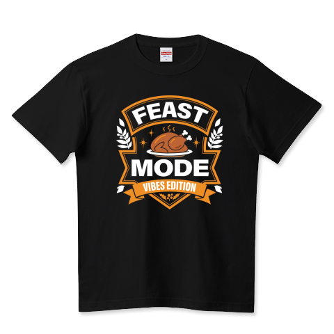 Feast Mode Vibes Edition – レトロバイカー風エンブレムデザイン