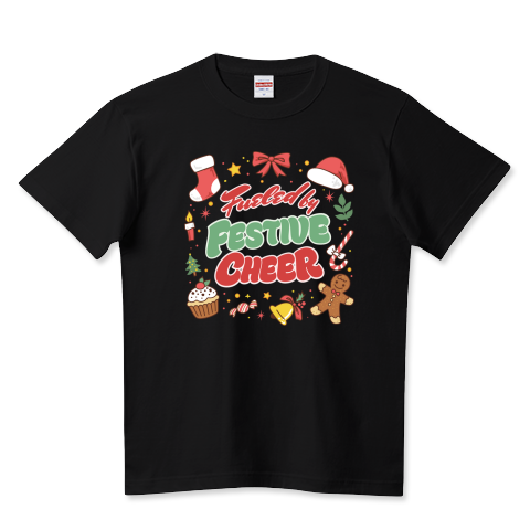 Fueled by Festive Cheer – クリスマス・ホリデータイポグラフィデザイン_BK